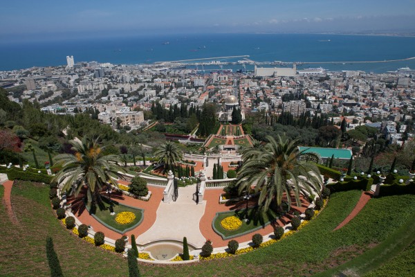 Bahai gardens in Haifa, Israel