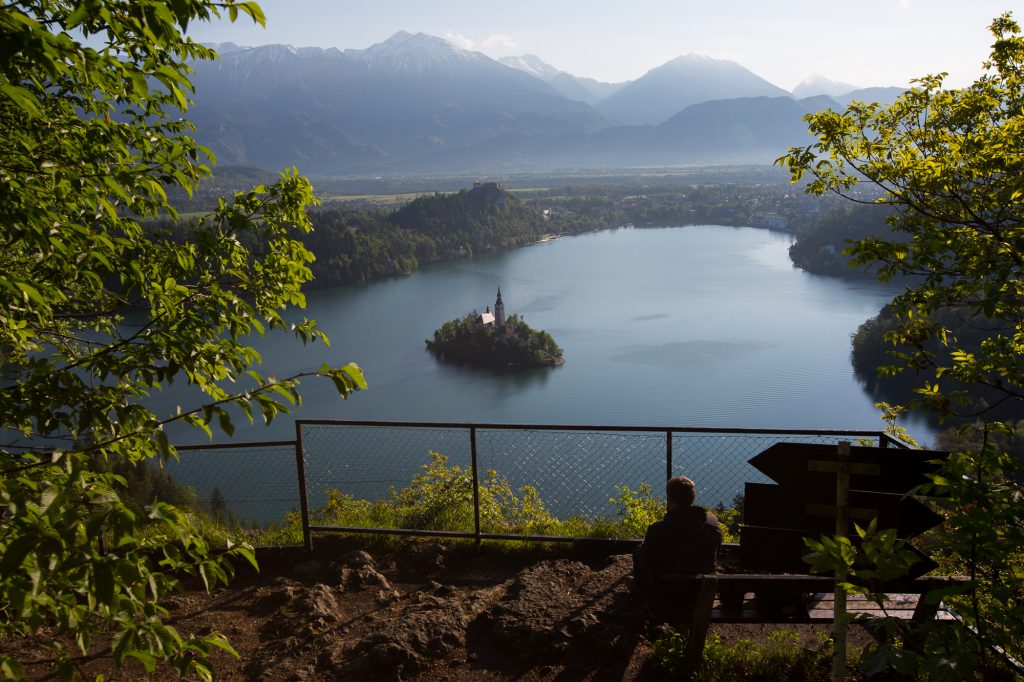 View of Lake Bled from Mala Osojnica
